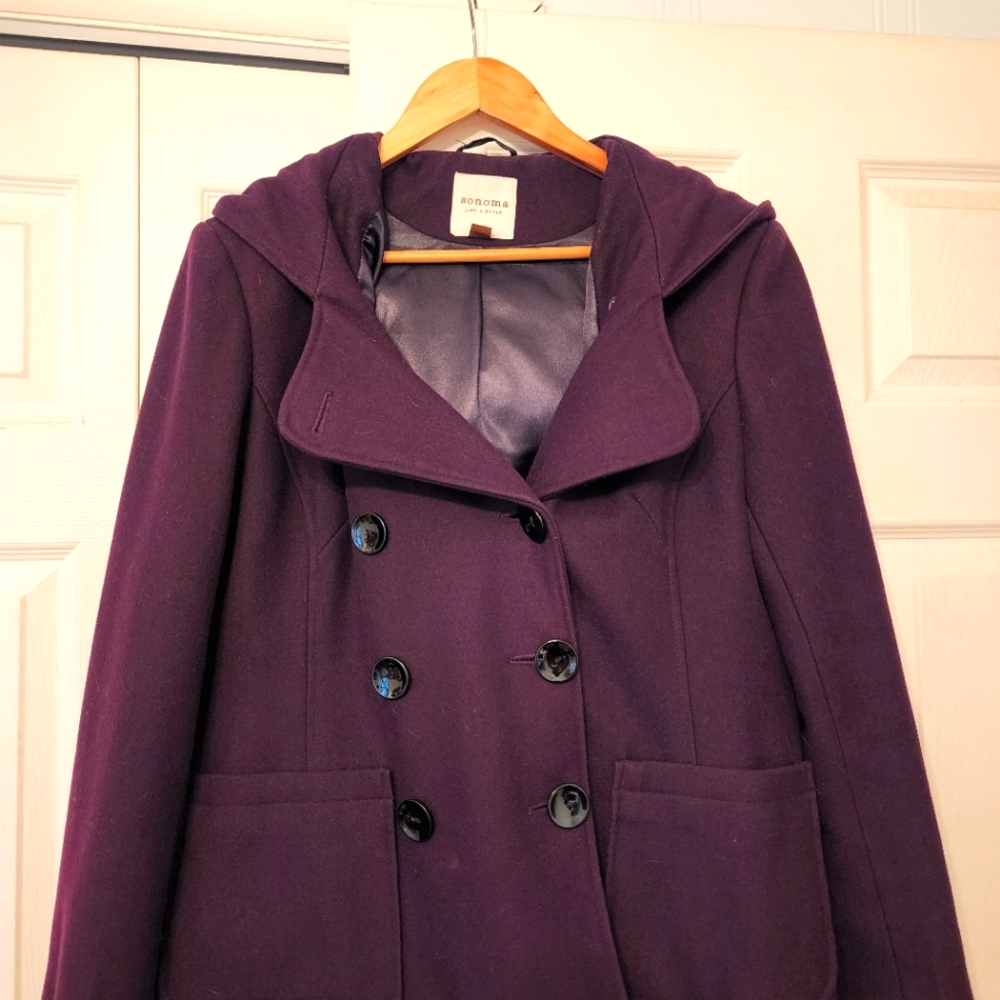 Purple Coat by Sonoma